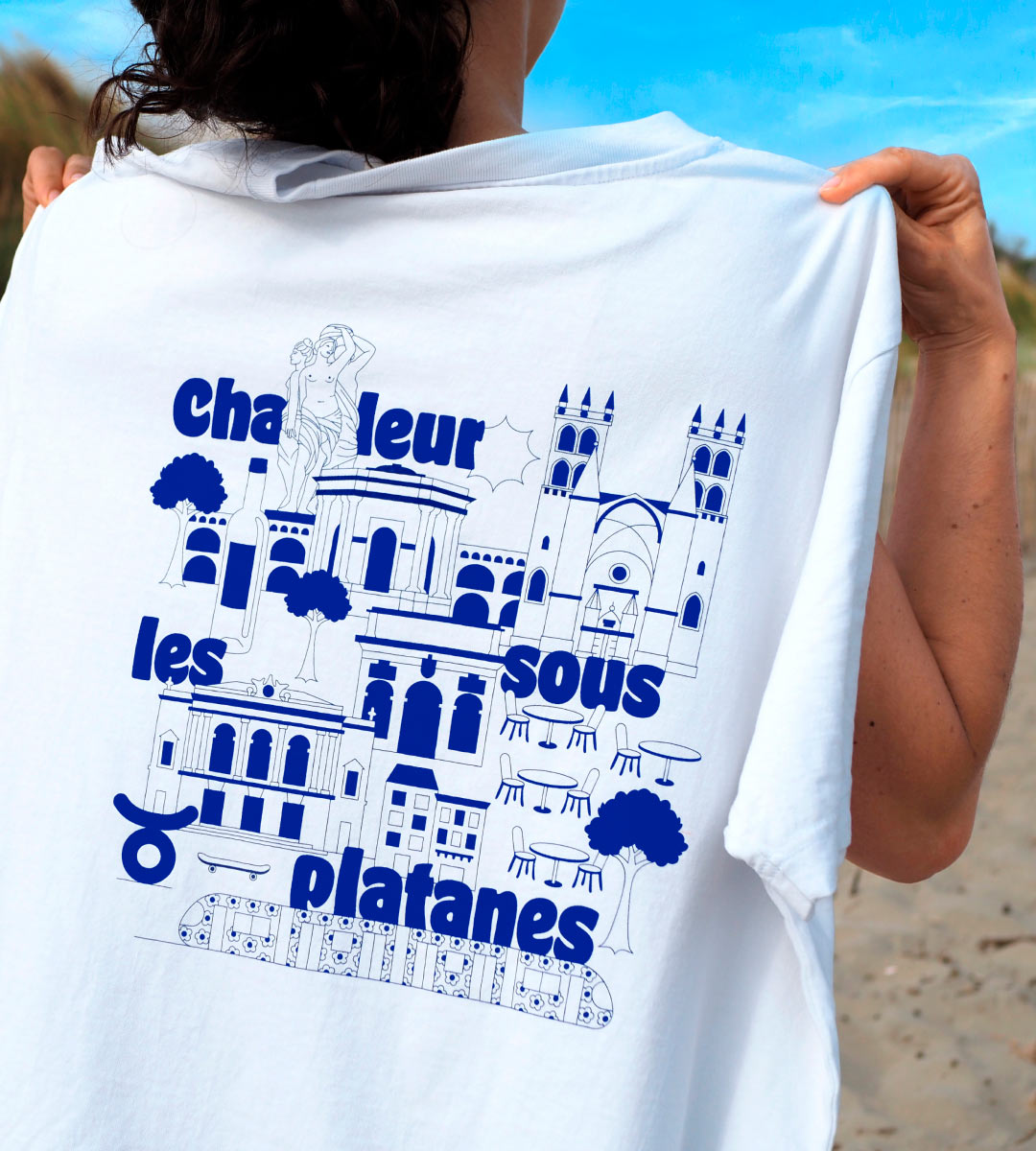 Capsule N°1 : T-shirt Montpellier Bleu